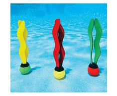 INTEX 01003 Jeu de Balles pour Piscine Multicolore Lot de 3