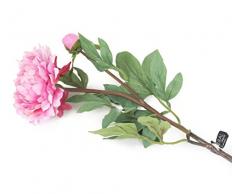 Floral Elegance F074PL - Pivoine artificielle rose de 80 cm