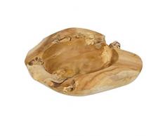Plob 1090903 décoratifs Bol, Naturel, 30 x 30 x 8 cm