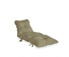 Karup Design Sit and Sleep Out Fauteuil de Jardin en Tissu Dralon résistant à la saleté et imperméable Beige 75 x 65 x 30 cm