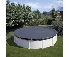 Gre CIPR651 - Bâche dhiver pour piscine ronde de 640 cm de diamètre, couleur noire