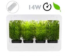 PrimeMatik jr011-vces kit Croissance de Plantes pour Usage Intérieur avec lumière LED Blanche 850 LM 14 W (jr011)