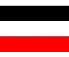 M & M MM Drapeau Empire Allemand/Drapeau, résistant aux intempéries, Multicolore, 250 x 150 x 1 cm, 16296