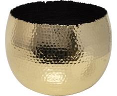 Ivyline ac19g 19/14 Cm Bol Martelé – Or/Noir