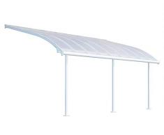 Palram Pergola Joya - Structure Aluminium et Toit Rigide – pour Couvrir Une Terrasse Toute L’année, Design Incurvé – Garantie 10 Ans