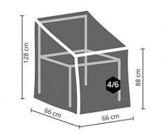 Perel Garden ocsc Étui pour Fauteuil empilable Anthracite, 66 x 66 x 88 cm