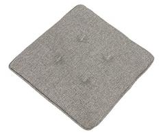 Dehner Sitzkissen Noah, ca. 39 x 39 x 3 cm, Polyester, Grau Oreiller, Gris