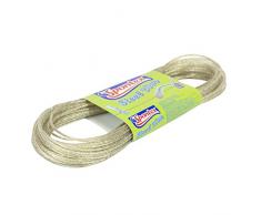 Spontex 20 m Étendoir à Linge en Acier Solide câble 20 m Noir Multicolore – 20 x 10 x 5 cm