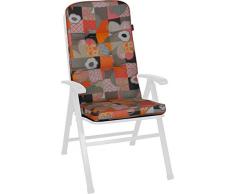 Angerer Coussin, Exclusif pour Chaise Design Gera Multicolore Coussin de Fauteuil, 120 x 50 x 7 cm, 1024/087