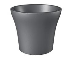 Scheurich 55441 268/48 No1 Style Pot de Fleurs Plastique Gris Métallique 47 x 47 x 40 cm