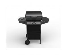 Mon Usine SBR-BBQ-05-DJ LAlbury Barbecue gaz 2 brûleurs Noir 91.3 x 46 x 102 cm