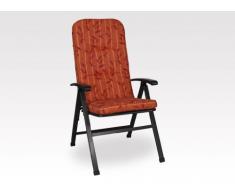 Angerer Coussin, Exclusif pour Chaise Design Marbella Coussin de Fauteuil, Rouge, 120 x 50 x 7 cm, 1024/214