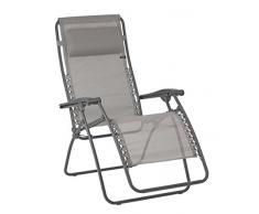 Lafuma Fauteuil Relax, Pliable et réglable, Système lacets, RSXA, Batyline, Couleur: Terre, LFM2034-8556