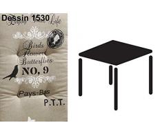 BEST 04141530 Coussin pour Chaise à Dossier Haut STS 48 x 48 x 7 cm, d.1530