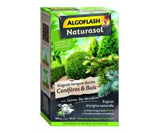 ALGOFLASH NATURASOL Engrais Conifères et buis, Jusquà 16m², 800 g, ACOBIO800