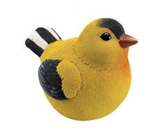 Design Toscano QM25962402 Statuette Chardonneret Costaud, Multicolore, 16.5 x 20.5 x 16.5 cm