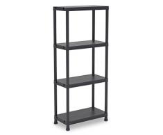 Toomax ART130 4 Etagères Universal 63 Polypropylène Noir