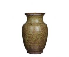 MICA Decorations Vase Cavan, Taupe, Höhe 27 cm, Durchmesser 18 cm