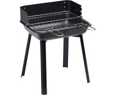 Grillchef 11527 Barbecue Pique-nique à Charbon Portago - Noir