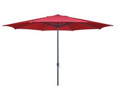GoodSun 400 Parasol à manivelle, BL env. 400 cm / 8 pièces, Terre, 400x400x298 cm