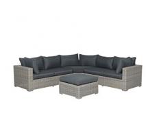 Garden Impressions Colosso Salon de Jardin, Saule Ancien/Noir Reflex