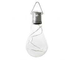 SOLARLINE 403676 Ampoule Solaire en Verre, Transparent, 6.3 x 6.3 x 19 cm