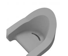 Les deux empans ARCHIMEDE Fauteuil Flottant Design rotomoulé Gris Clair pour Piscine, lac, mer