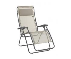 Lafuma Fauteuil Relax, Pliable et réglable, Système lacets, RSXA, Batyline, Couleur: Seigle, LFM2034-8548