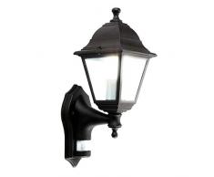 Luceco Lanterne décorative extérieure 4 vitres Noir