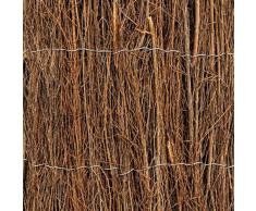 Windhager 06696 Brise Vue en Brande de Bruyère Marron 1,5 x 3 m