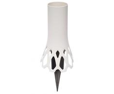 Plastia Grave Roseta – Vase avec support, 1 L Vase avec piquet. 1 l ivoire