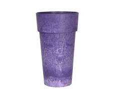 Artstone Pot de Fleurs, Bac à Plante Luna, résistant au Gel et ultraléger, Violet, 36x62cm
