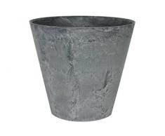 Artstone Pot de Fleurs, Bac à Plante Claire, résistant au Gel et ultraléger, Gris, 43x39cm