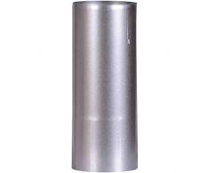 FIREFIX A110/2 FAL Tube de poêle en tôle dacier Ø 110 mm Épaisseur 0,6 mm Soudé au Laser Longueur argentée