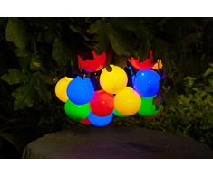 Noma Guirlande Multifonction avec 20 libellules solaires Blanches Feston Taille Unique Multicolore