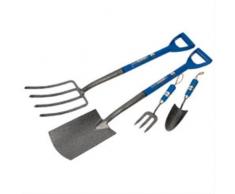 Draper 05197 en Acier Carbone Fourche avec Ensemble de pelles et Truelle à Main/Ensemble de fourchettes (2 pièces)