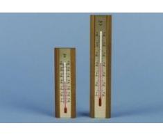 TFA Thermomètre dintérieur en chêne avec échelle en Aluminium