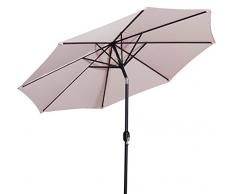 Gartenfreude 4900-1000-111 Parasol UV 50+ Rose Diamètre 270 cm 270 x 270 x 245 cm