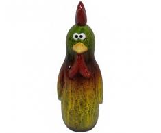 Dehner Figurine en Forme de Coq pour clôture, env. 25 x 9 x 9 cm, polyrésine