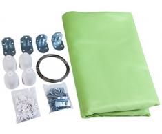 Windhager Voile Pare-Soleil pour la technique de tension de Corde, Idéal pour Pergola Ou Véranda pour une protection Solaire Idéale, 270 x 140 cm, vert pomme, 10869