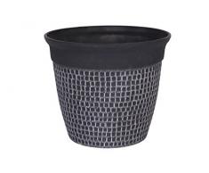 Cera-Mix Pot de Fleurs, Bac à Plante Roca, résistant au Gel et ultraléger, Noir, 50x43cm