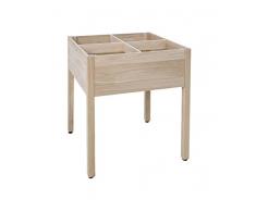 Terres de Ville TPUR 75.75 Pure Table Potagère Carré Chêne