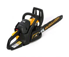 McCulloch Moteur Scie, CS 340 967326203 Puissance : kw1,26 34 CC Bar Longueur : 40 cm Chaîne : 3/8Â € Moteur oxyp Bluepower démarrage Poids : 5,2 kg