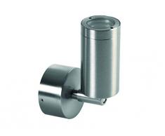 Perel LED außenwandleuchte, Acier Inoxydable, 230 V, IP44, 6,5 x 18,5 x 6,5 cm, Argent, leda203