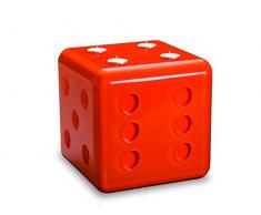 Lettera G Photophores Dada, 27 x 27 x 28 cm Couleur Orange, photophores en méthacrylate, fabriqué en Italie