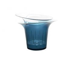 Hobby Flower Adel Pot de fleurs rond pour orchidées 20 x 20 cm bleu