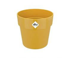 elho pot de fleurs - b.for original rond 16cm ocre - 16 x 16 x 14.6 cm