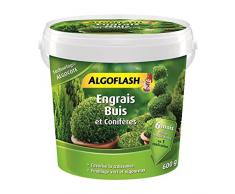 ALGOFLASH Engrais Algocote Conifère et Buis, Feuillage vert et vigoureux, Action longue durée, 600 g, ABABUI600