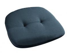 BEST Coussin Monobloc pour Chaise à Dossier Haut 96 x 45 x 5 cm Gris