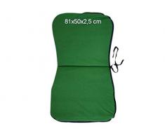 Euronovita stc1351 Coussin Monobloc pour Chaise, Vert